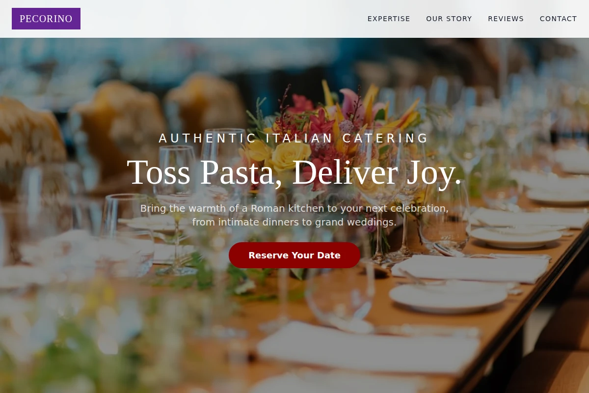 Pecorino Catering