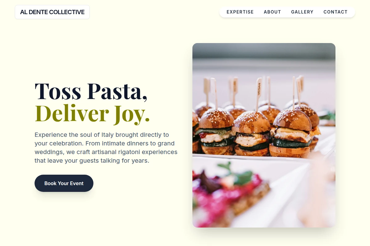 Rigatoni Catering