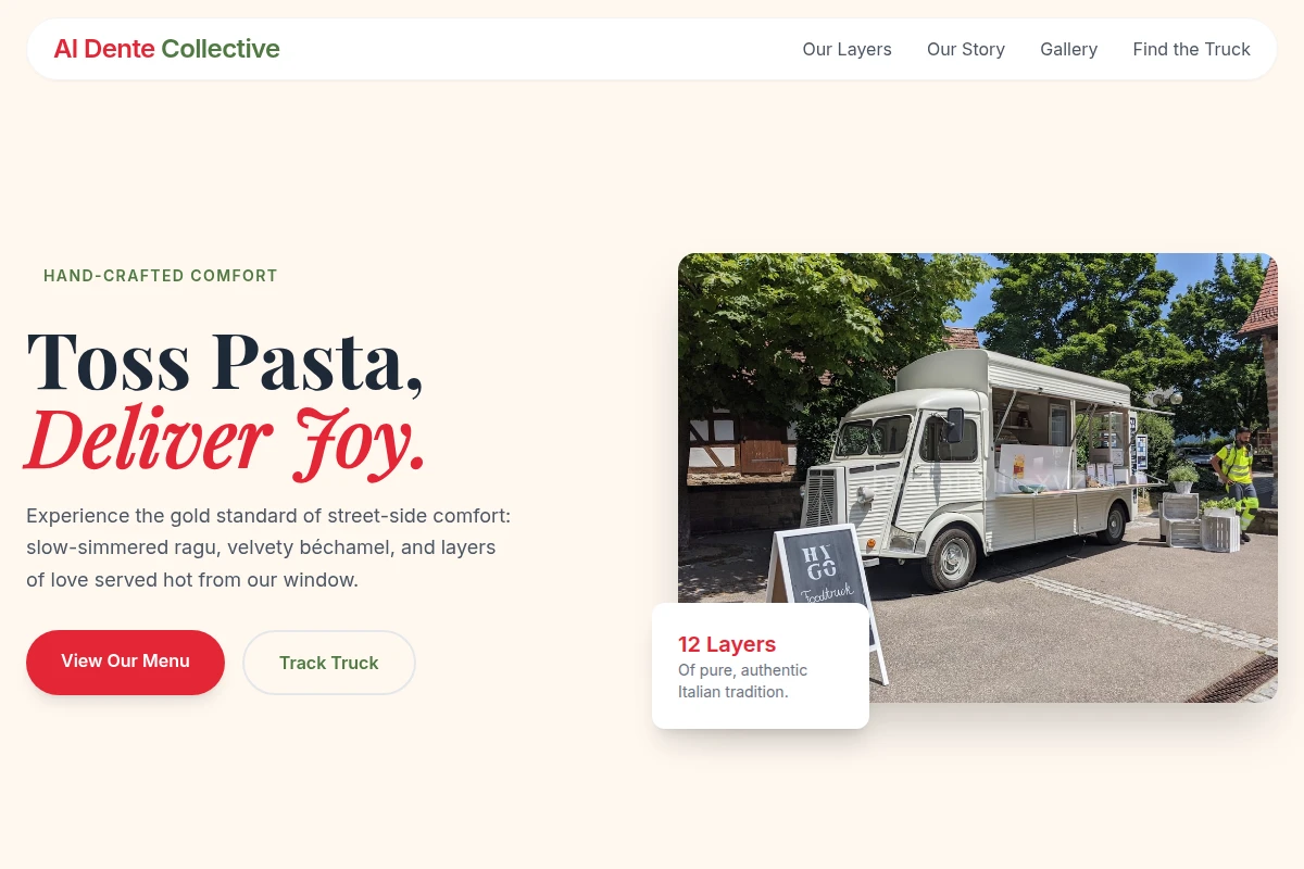 Lasagna Food Truck