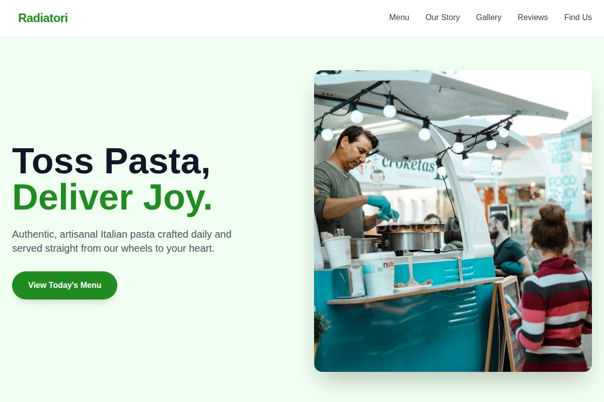 Radiatori Food Truck