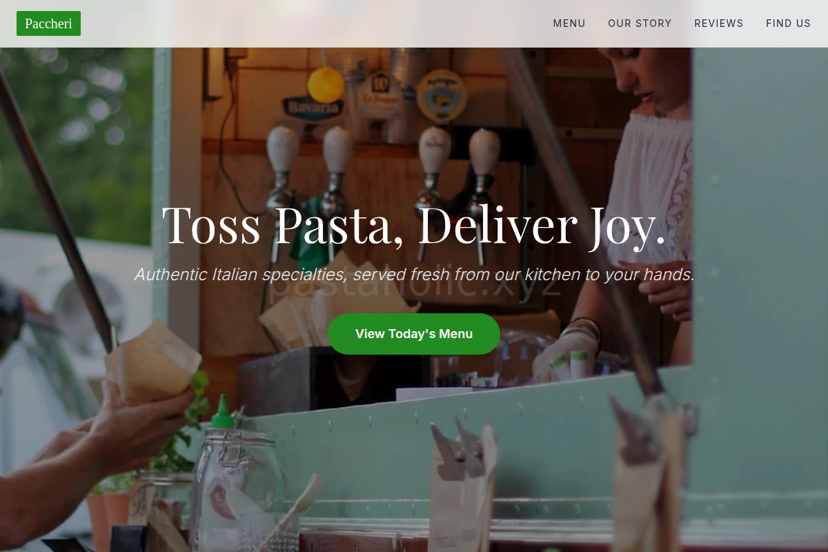 Paccheri Food Truck