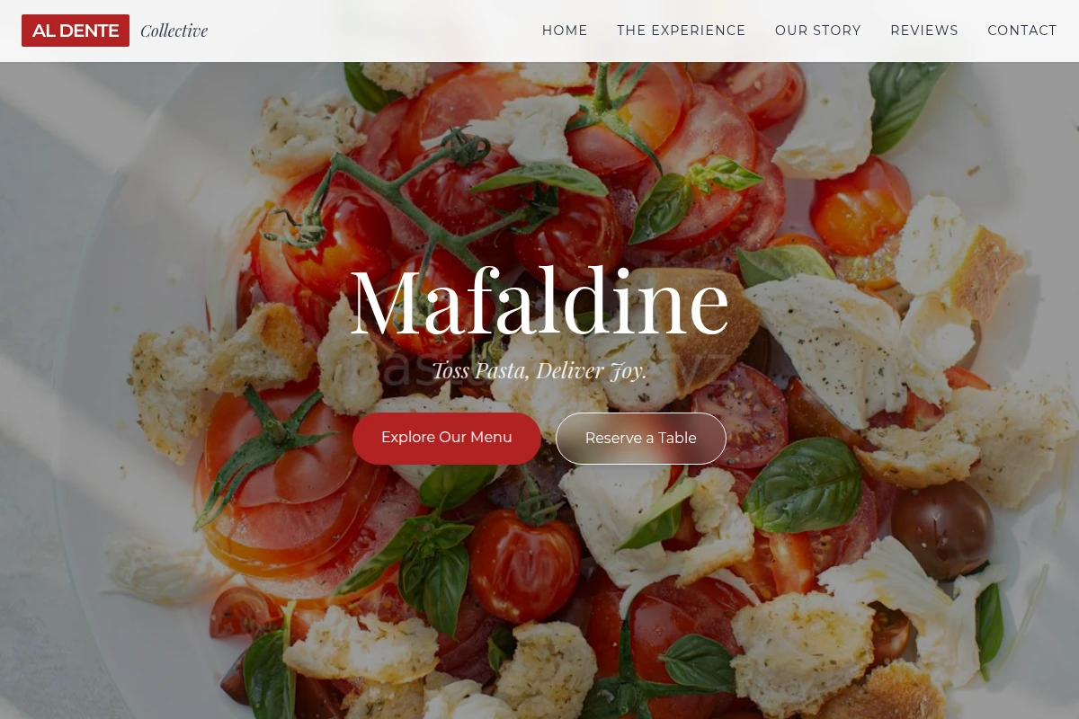 Mafaldine Italian Food