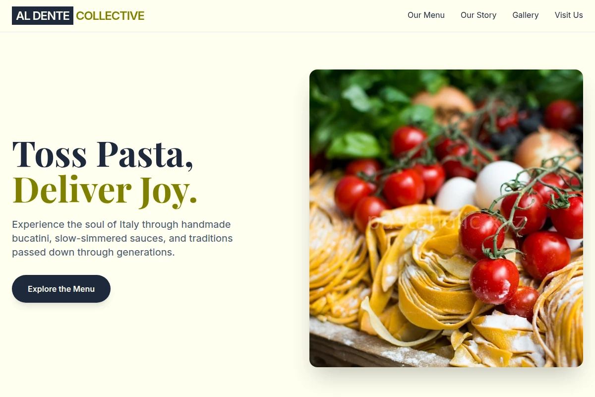 Bucatini Italian Food