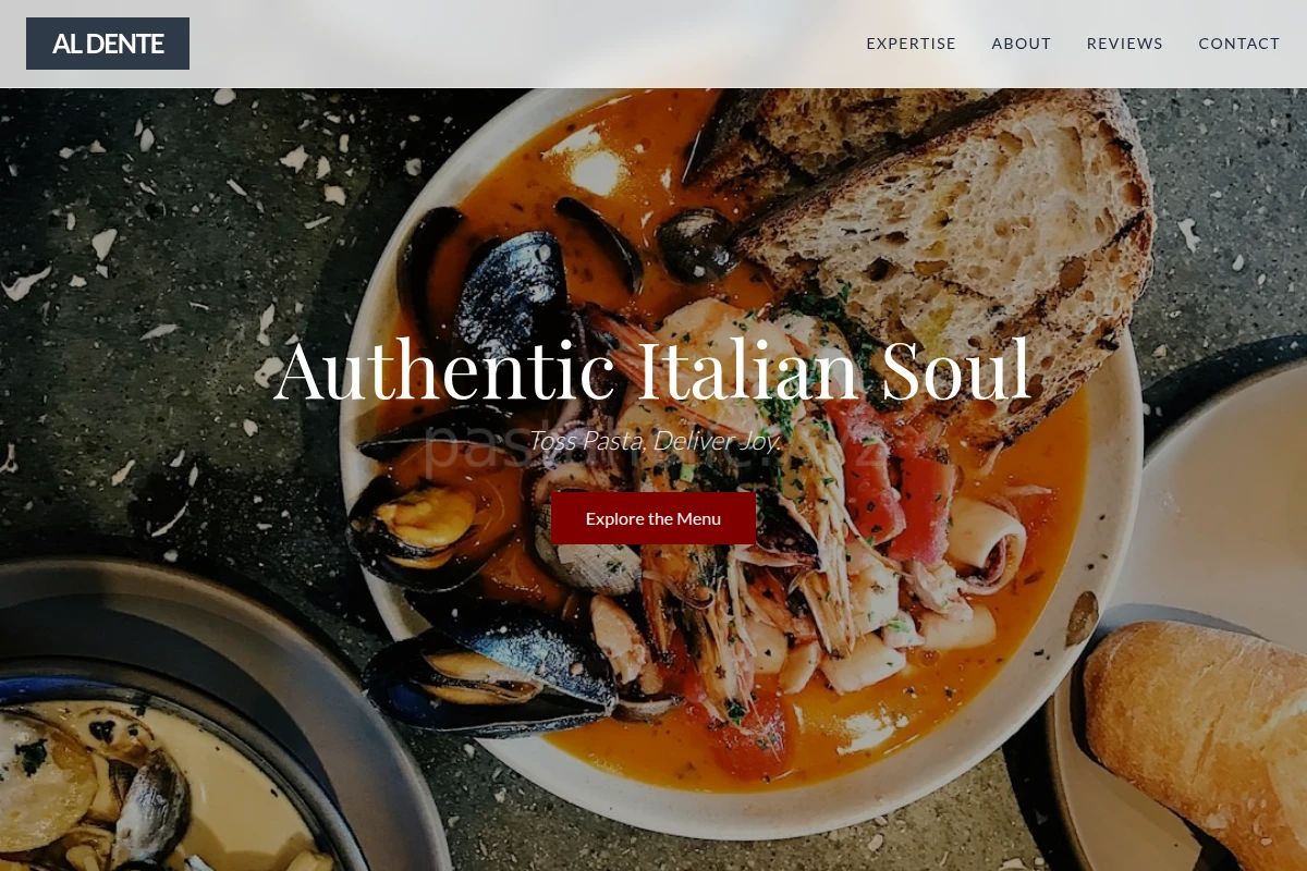 Farfalle Italian Food