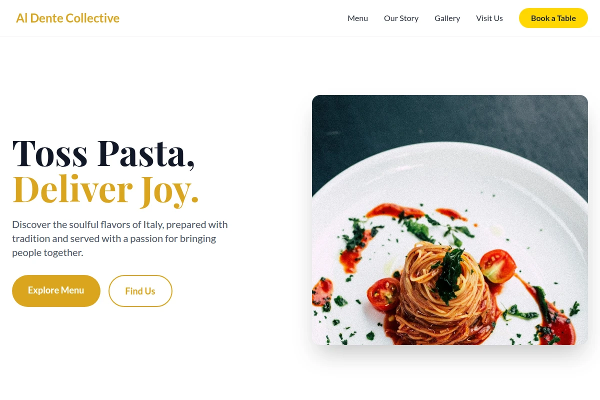 Gemelli Italian Food