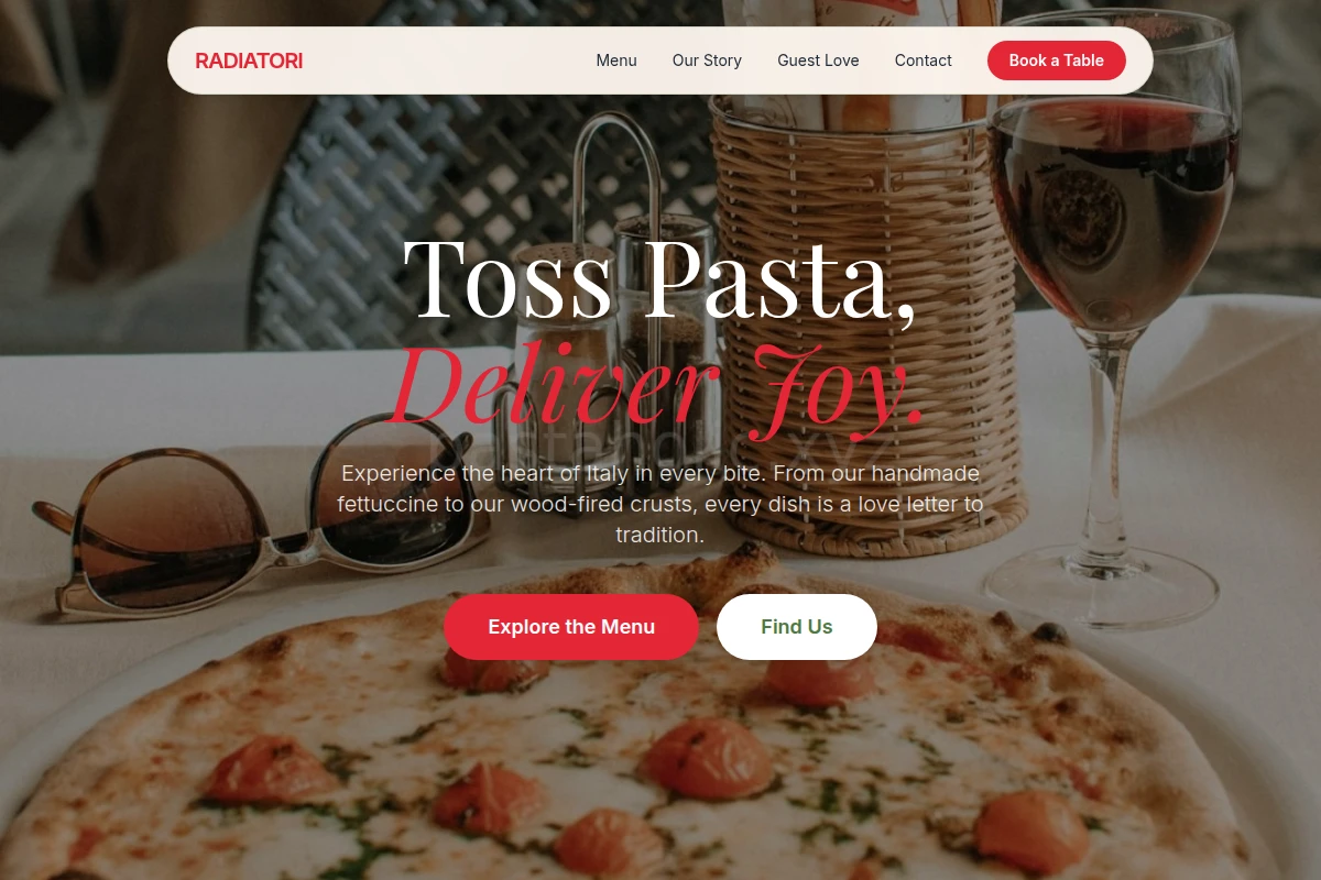 Radiatori Italian Food