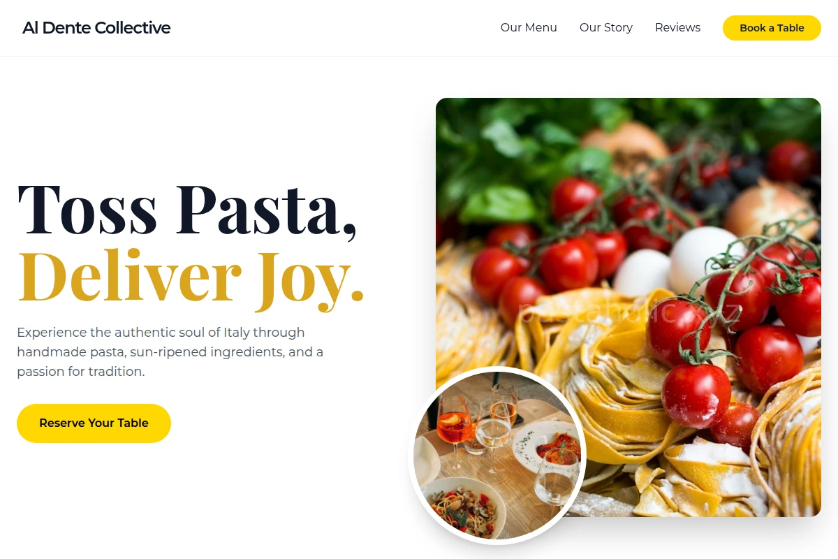 Linguine Italian Food