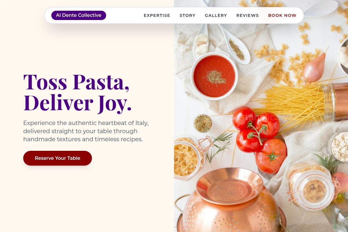 Mafaldine Italian Food