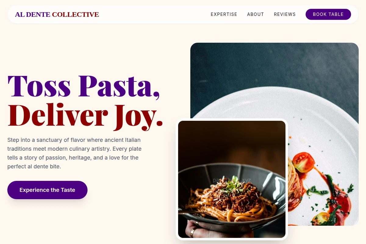 Rotini Italian Food