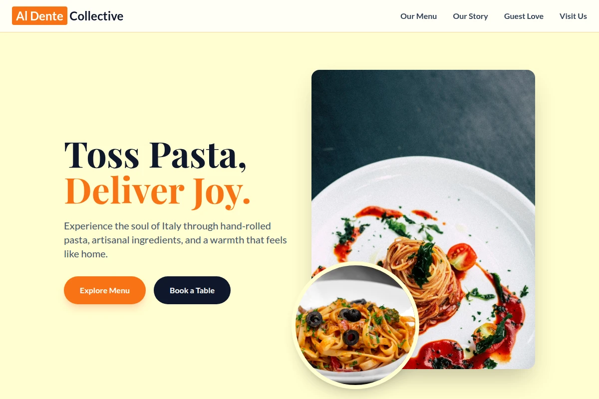 Mafaldine Italian Food
