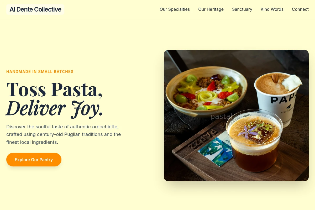 Orecchiette Specialty Food
